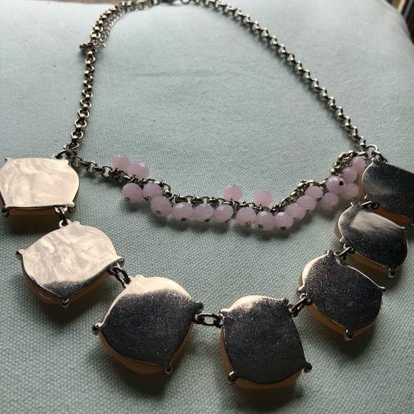 Peachy Pink Statement Necklace - Picture 4 of 5